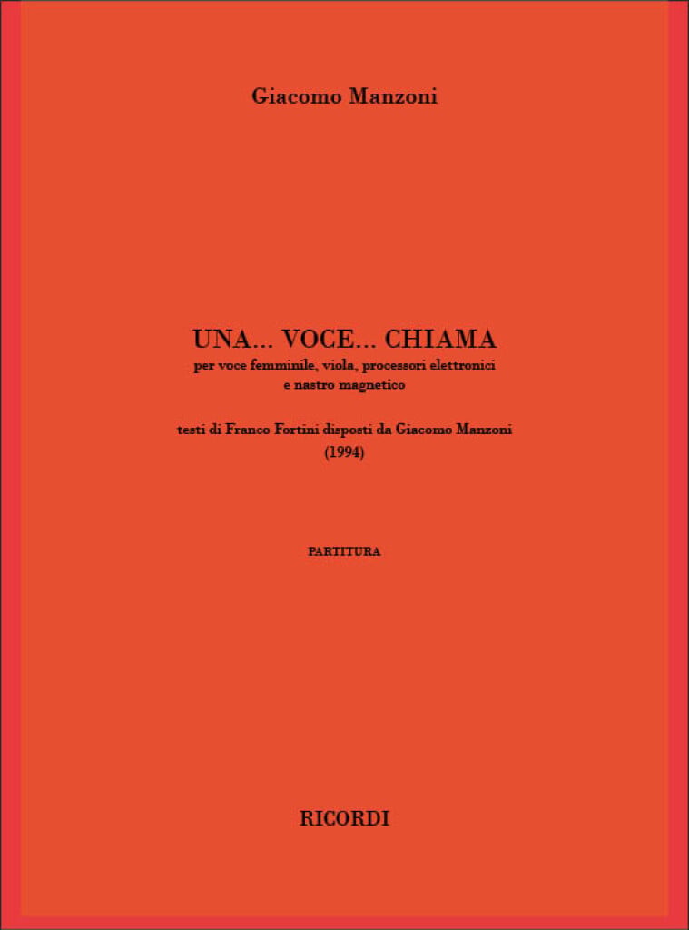 Una... voce... chiama
